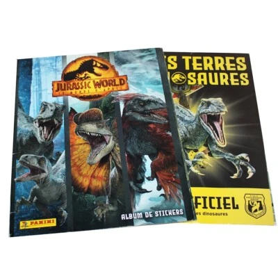 ALBUM panini Jurassic World Le Monde d'Après avec guide officiel incomplet - Photo 1/4