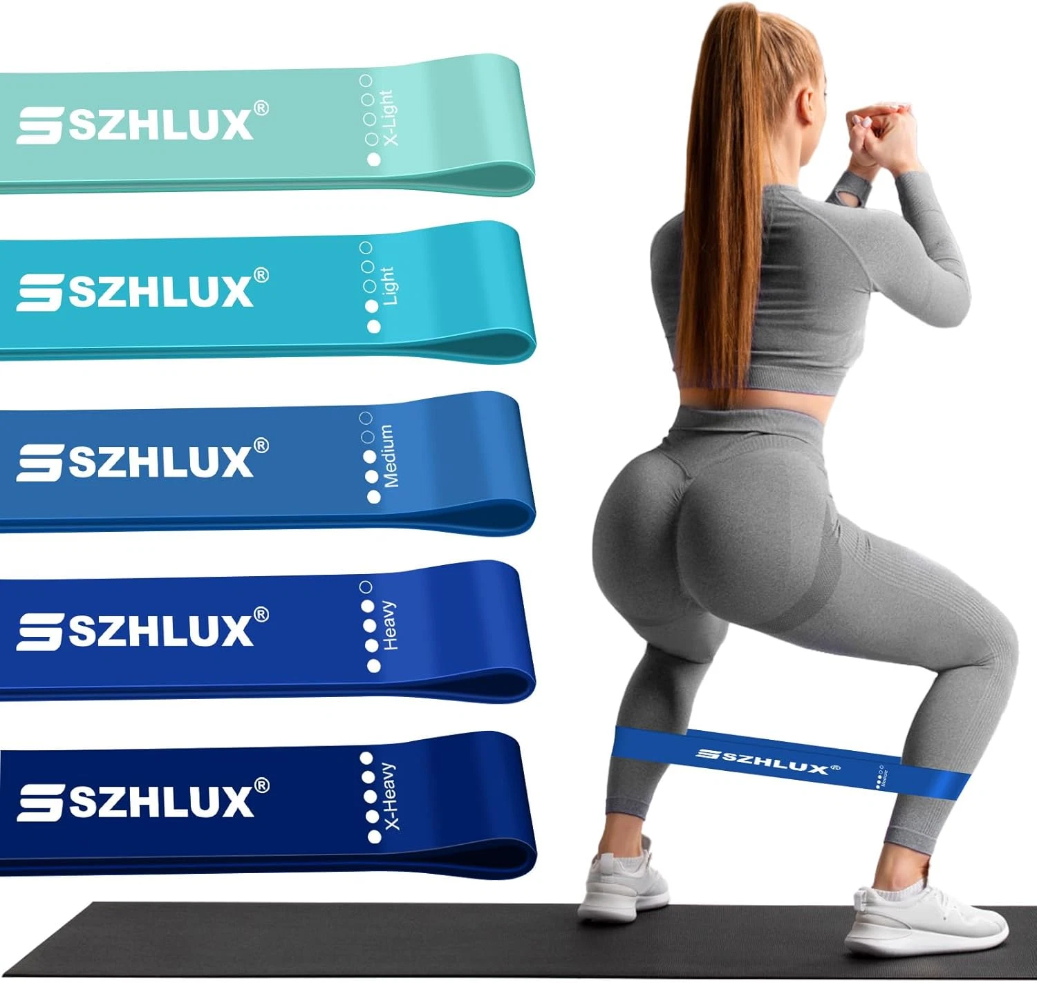 Resistance Bands Set of 5 with Bag for Fitness Strength Exercise Rehabilitation
Opens in a new windo