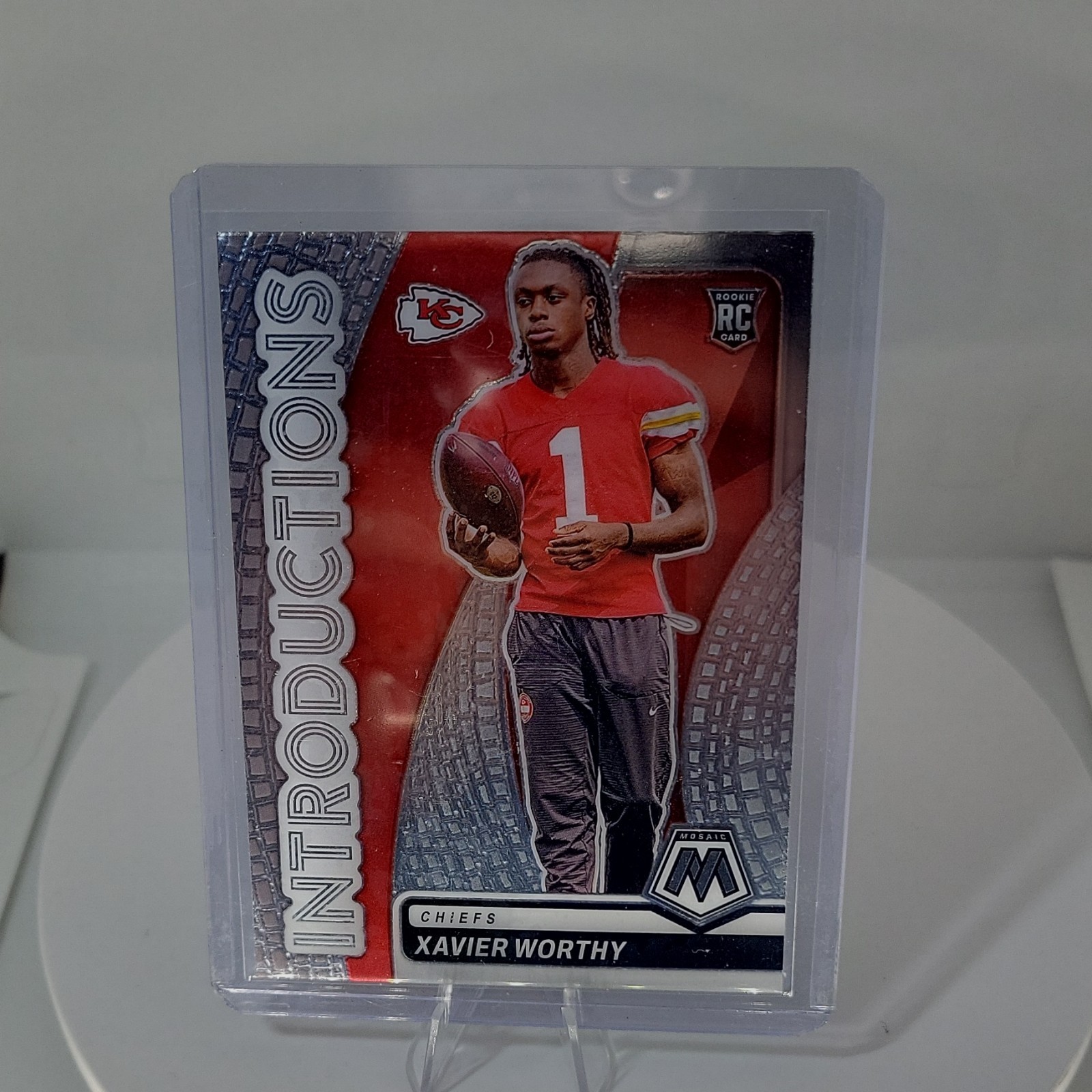 Panini 2024 Mosaic Introductions Xavier Worthy Rookie Insert #10 Chiefs NFL