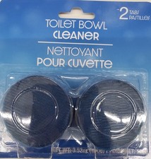 2 Tabs Automatic Toilet Bowl Cleaner Bleach Deodorize Freshens Lasting Easy Use