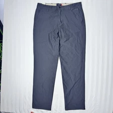 Dockers Pants Mens 34x34 Comfort Knit Chinos Gray Straight Leg Stretch