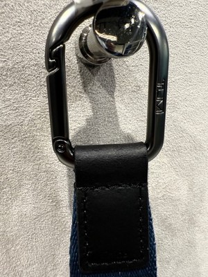 NEW Tumi Carabiner with LOGO Webbed Loop Key Ring Keychain - STORM