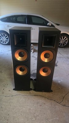 klipsch speakers, RF7×2, RC7, Rs7×2, 15' subwoofer plus Yamaha receiver