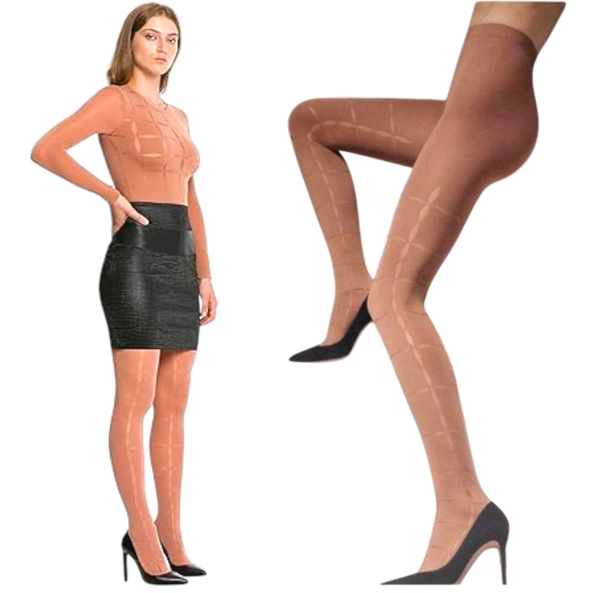 Collant Sexy Ouvert à L'Entrejambe Rouge - S010 Lingerie Passion - Foto 8