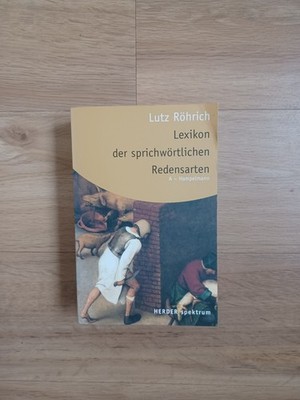 Lexikon der spichwörtlichen Redensarten,3 Beande im Schuber Herder Spektrum Buch