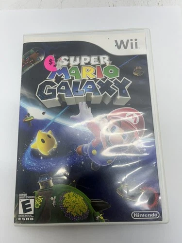 Nintendo Wii Super Mario Galaxy Video Game w/Case & Booklet (VP4028548)