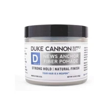 Duke Cannon News Anchor Fiber Pomade 4.6 oz - Strong Hold, Matte Finish