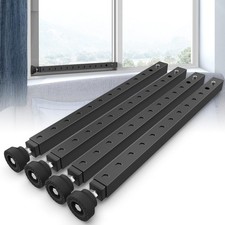 Adjustable Window Security Bars, Heavy Duty Sliding Door Lock Bar, 17-32" Safety