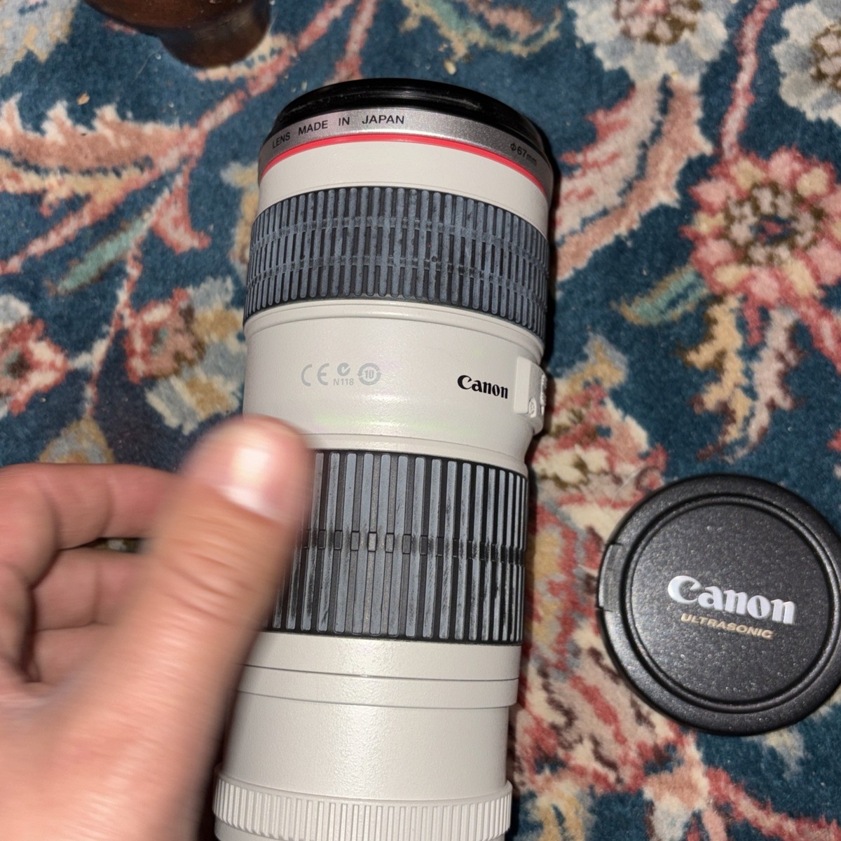 Canon EF 70-200mm f4 L USM Lens EOS DIGITAL From JAPAN Tested