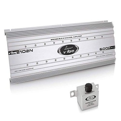 Lanzar Channel Car Stereo Amplifier - 6,000 Watt Dual Channel 6000-watt 2