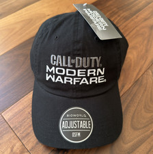 Cappello Berretto Call of Duty Modern Warfare 2019 Strapback Regolabile Uomo Donna Nero