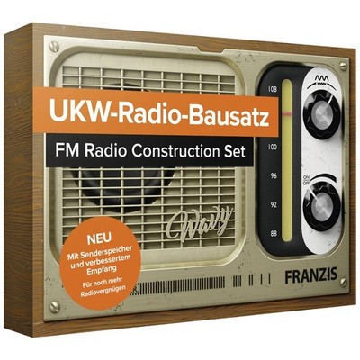FRANZIS UKW-Radio zum Stecken Retro-Radio ab 14 Jahre