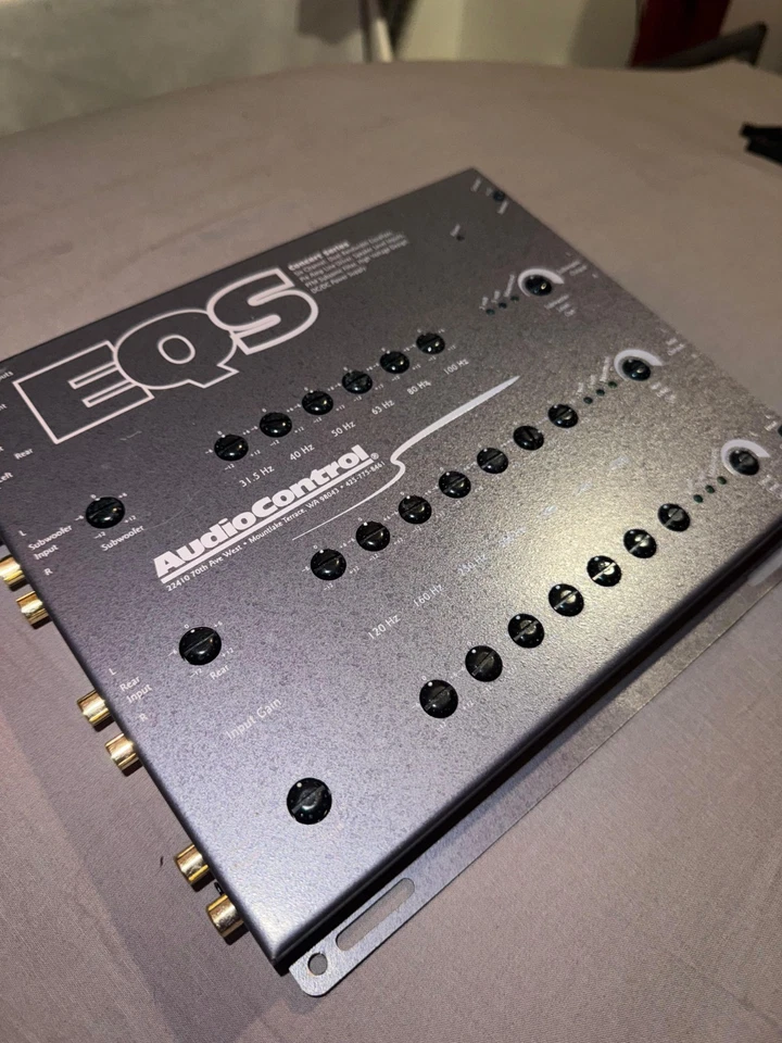 AudioControl EQS- 6 Channel Output Dual 13-band equalizers Crossover Equaliser - Image 2 of 4