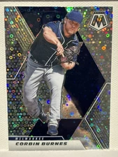 2021 Panini Mosaic - Corbin Burnes #169 Quick Pitch Silver Mosaic Prizm