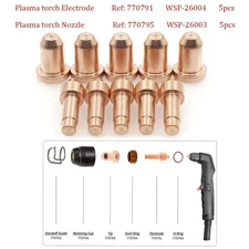 For-Hobart Air Force 12ci Plasma Torch Tips Electrode Head Kit Parts 20PCS/set