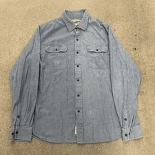 SCHOTT BROS Mens Cotton Denim Work Shirt Size XL