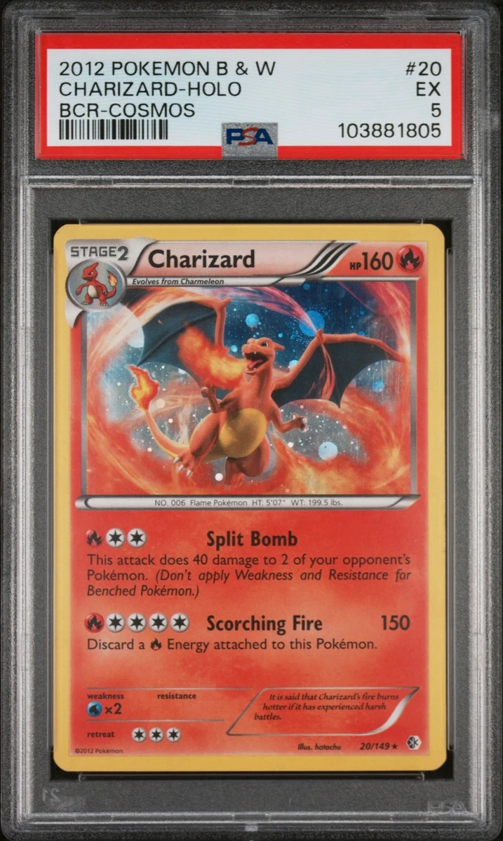 Pokémon TCG Grade 5 Charizard Individual Collectible Card Game