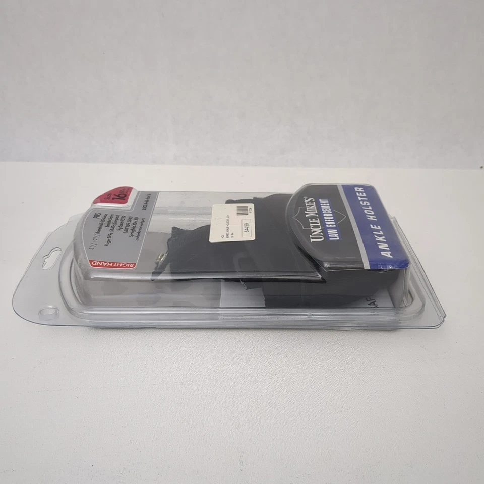 New Uncle Mike's Law Enforcement Ankle Holster Size 16 8816-1 RH - Image 3 of 4