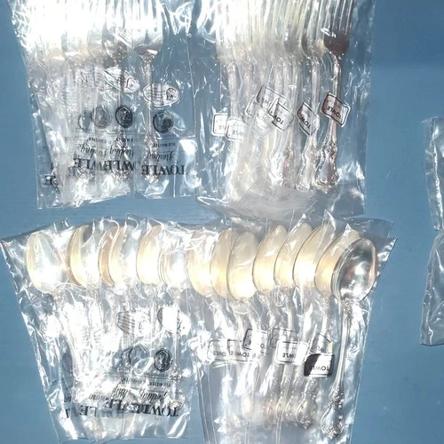 Towle Sterling (.925) and Sterling Handled Old Master Flatware 46 pieces