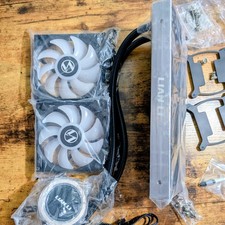 Lian Li Galahad II Lite 240mm AIO Liquid CPU Cooler White Dual Fan Untested