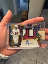 2023 Select Michael Wilson Jumbo Rookie Swatch Gold Prizm /10 Patch Auto