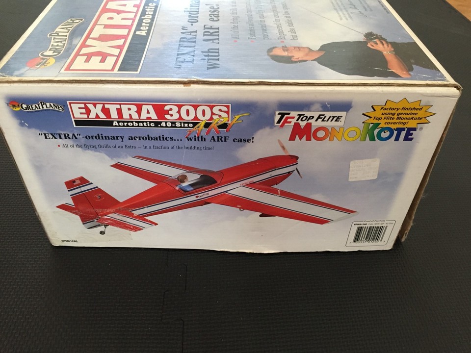 Great Planes Extra 300S .40-Size ARF RC Airplane (GPMA1240) – Rare Kit ...