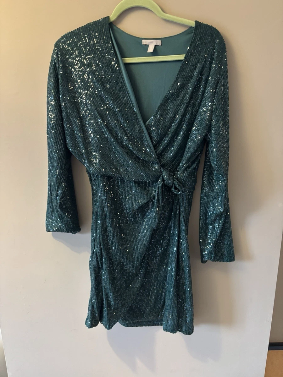 red herring green sequin dress H&M Dresses for Women for sale green sequin prom dress
