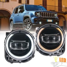 Headlights LED DRL Running lamps Headlight Assembly For Jeep Renegade 2014-2021 