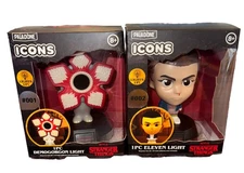 Set of 2 Paladone Icons Lights- Stranger Things Eleven & Demogorgon LED Figures