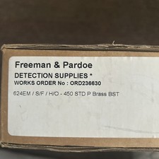 Freeman & Pardoe Electronic Door Closer 624EM / S/F / H/O - 450 STD P BRASS BST