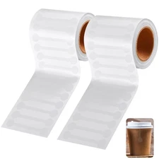 Teling 2 Rolls 1000 Pcs Tamper Evident Tape 2.75 x 0.5 Inch Tamper Proof Stic...