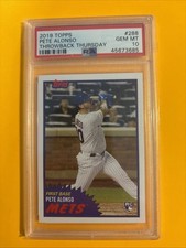 PETE ALONSO PSA 1O Gem Mint Rookie RC /1156 Throwback Thursday 2019 Topps #288
