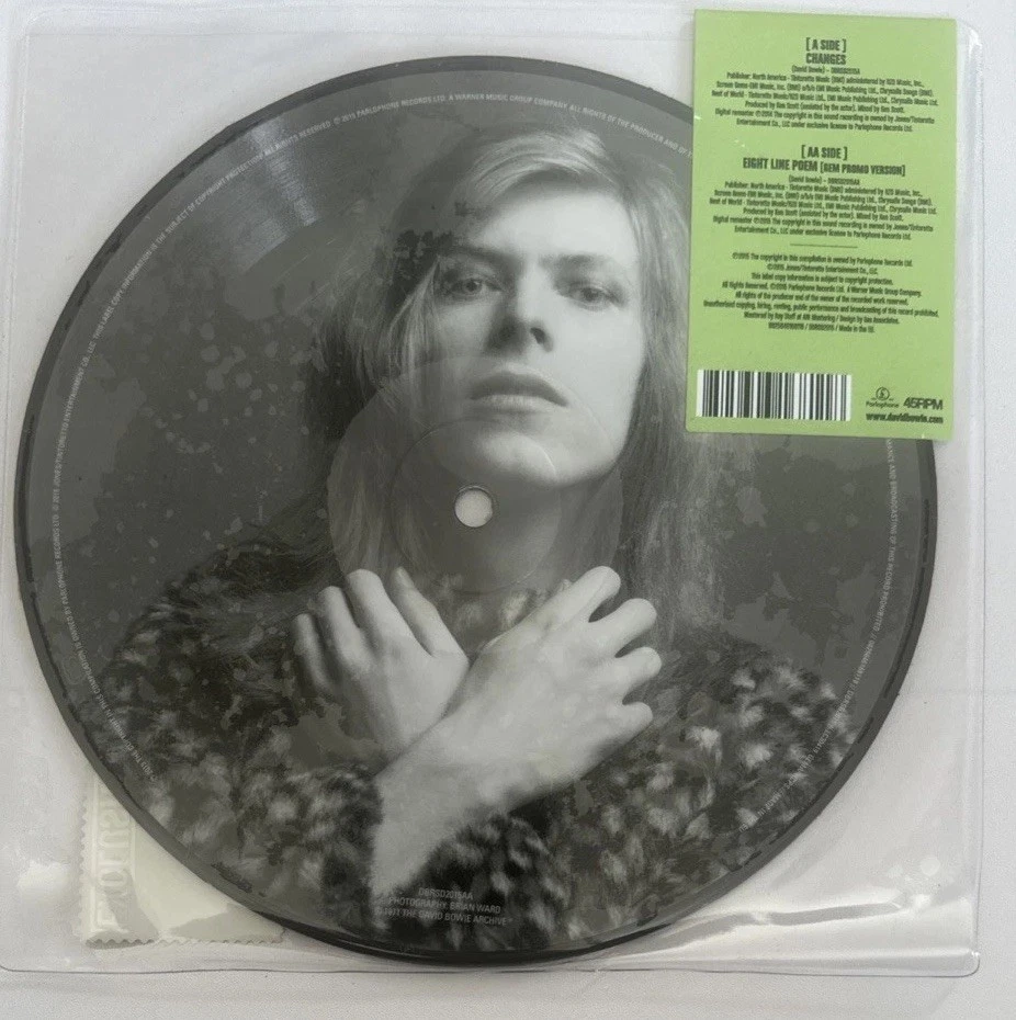 David Bowie ~ Changes 7” Picture Disc RSD 2015 Sealed New MINT - Image 4 of 4
