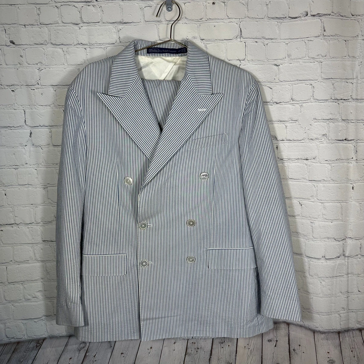 Polo Ralph Lauren Blue Double-Breasted Suits & Blazers for Men for