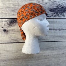 Harley-Davidson Infant Born To Ride Scull Cap Hat One Size Orange  Black