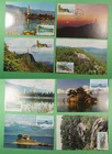 DR WHO CHINA PRC 8 FDC MAXIMUM CARD BUILDING/LIGHTHOUSE/LANDSCAPE R63102
