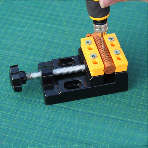 Flat Clamp 57mm Flat Vise Drill Press Vice Tool For DIY Woodwork Craft O9C8 - Picture 6 of 11