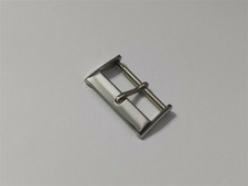 AUTHENTIC NOS 1960-70'S 18MM SWISS STAINLESS STEEL TROPIC BUCKLE   0126