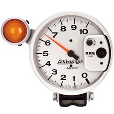 AMT-233911 Autometer Gauge, Autogage, Tachometer, 5 in, 0-10K RPM, Pedestal w/ E