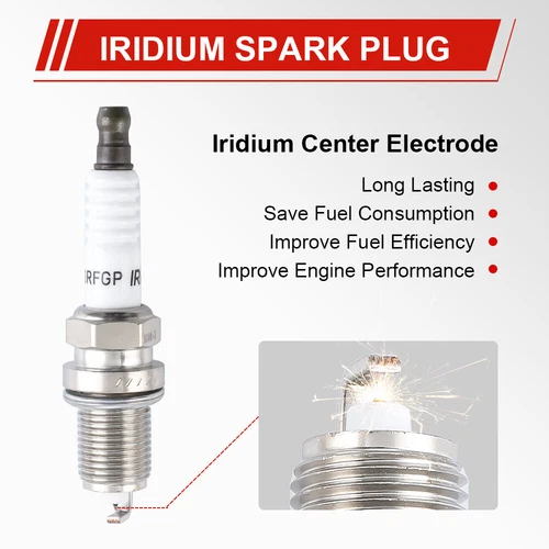 4 Pack Ignition Coils and Iridium Spark Plugs For Dodge Avenger Caliber Journey - Picture 20 of 22