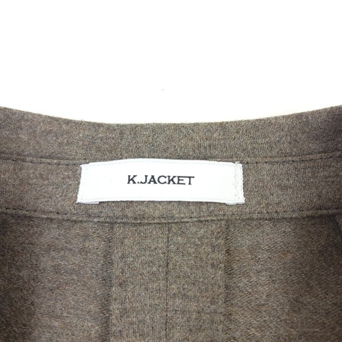 $1675 Boglioli Melange Wool Jersey Slim Fit Taupe K Jacket Mens US 38R (IT 48R) - Picture 6 of 16