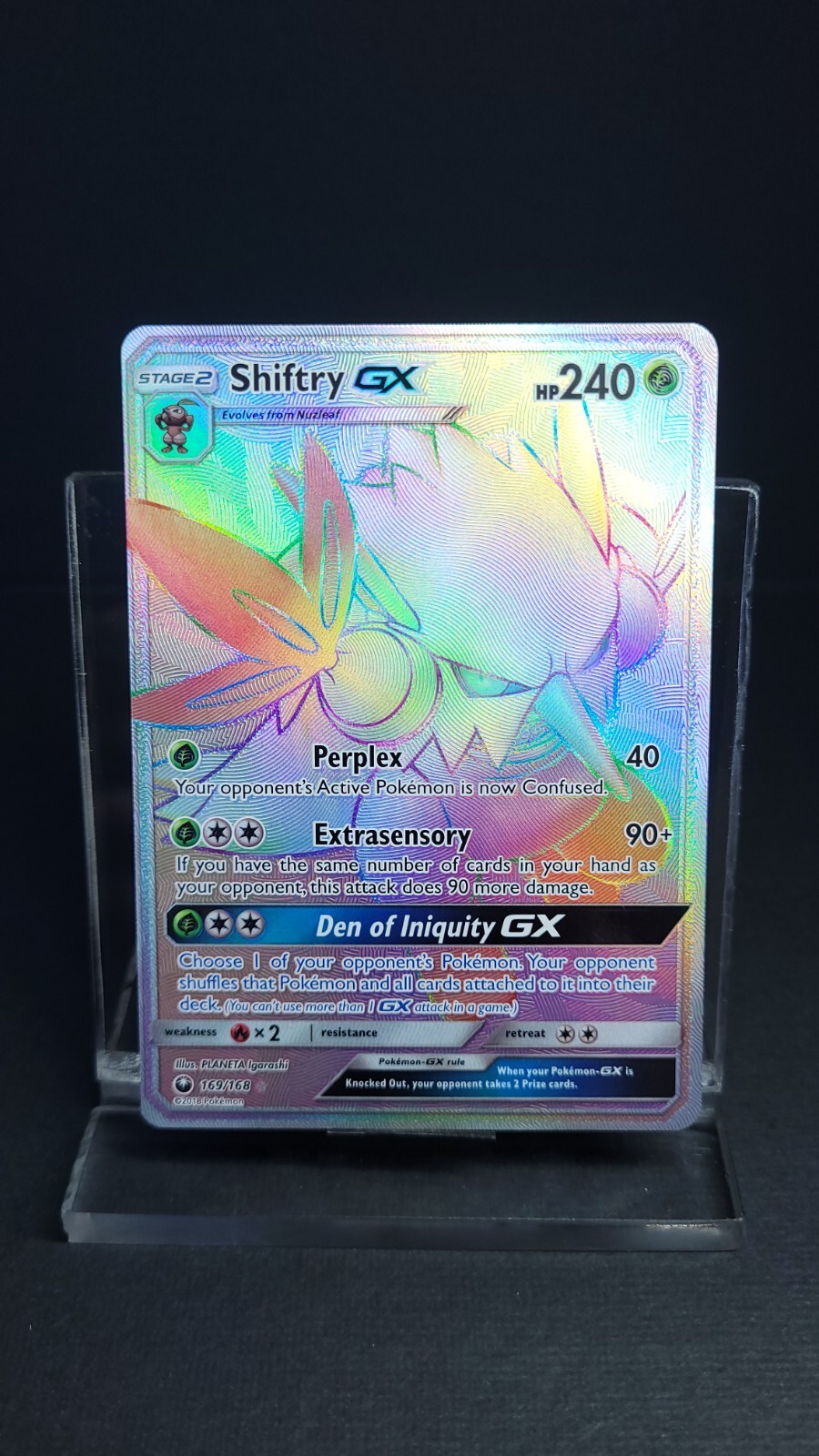(Celestial Storm #169/168) Shiftry GX [Lightly Played]