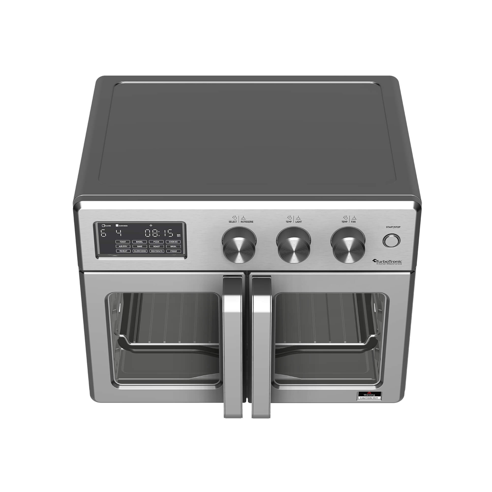 Heißluftofen 32L Pommes Mini Backofen Heiß Luftfritteuse Airfryer Power Heiss