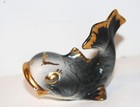 Vintage MARINELAND Souvenir WHALE or Happy Fish 4" FIGURINE w/ Gold Details   — photo 2