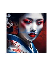 Printable wall art Beautiful young Japanese geisha maiko digital download