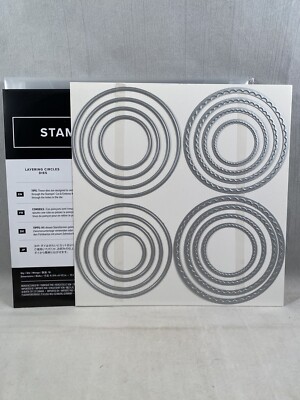 LAYERING CIRCLES Dies Stampin Up Round Scallop A23
