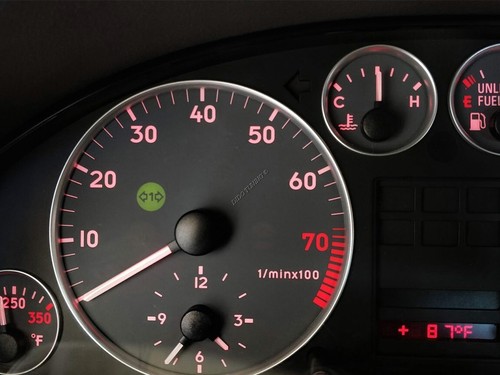 Fits Audi A6 S6 C5 Type RS 1997-2004 Brushed Aluminum Gauge Trim Rings 6pcs - Picture 4 of 13