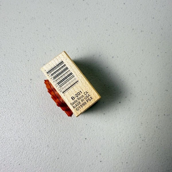 Performing Arts~Face Mask~Theatre~Tragedy~Comedy~Rubber Stamp~1.5"X 1"~PSX B-201 - Image 3 of 4