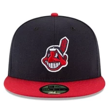 COOL 2025 Cleveland Indians Caps Full Closed Flat Fitted Men's Baseball Cap Hat