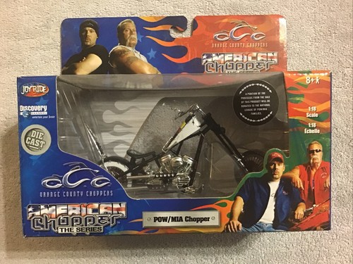 2004 OCC Orange County Choppers POW/MIA CHOPPER 1/18 Diecast Motorcycle - NEW